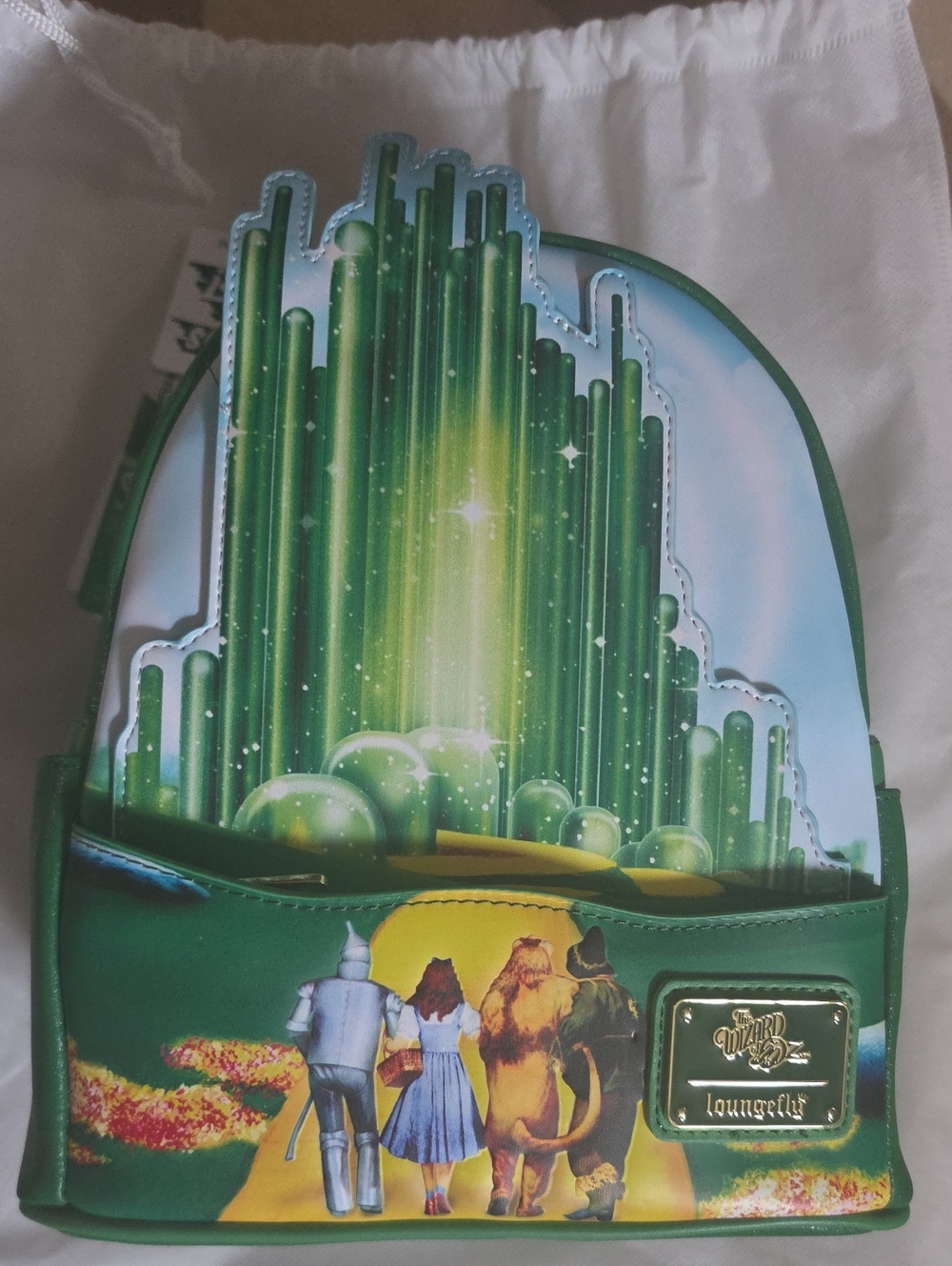 NWT Loungefly Emerald City Green Mini Backpack. Nice No Flaws